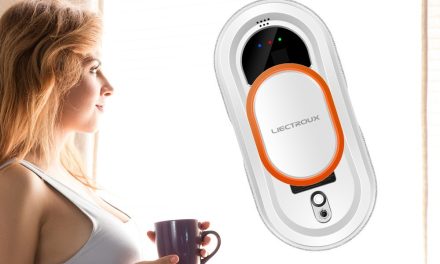 Liectroux HCR 09 ablaktisztító robot ragyogó ablakok fáradság nélkül