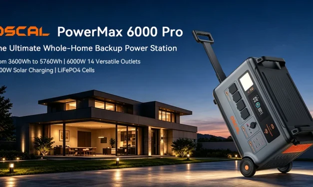 Oscal PowerMax 6000 Pro hordozható erőmű: Megéri a 711 865&nbsp;Ft-os árat?