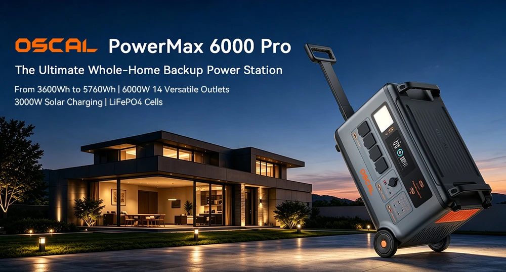 Oscal PowerMax 6000 Pro hordozható erőmű: Megéri a 711 865&nbsp;Ft-os árat?