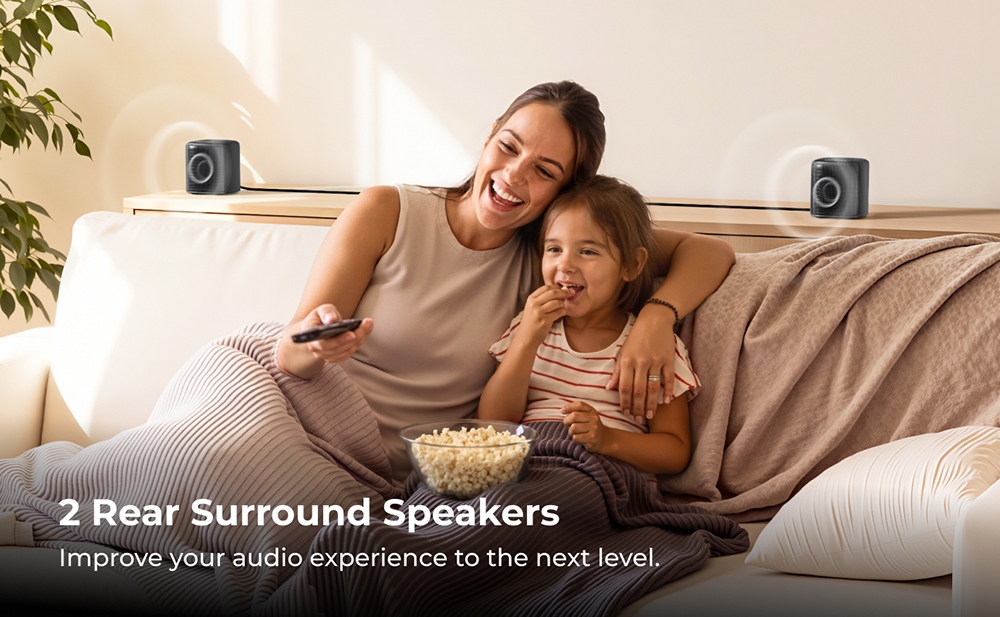 Ultimea Aura S4T 7.1 Soundbar Virtuális térhangzás és okos vezérlés