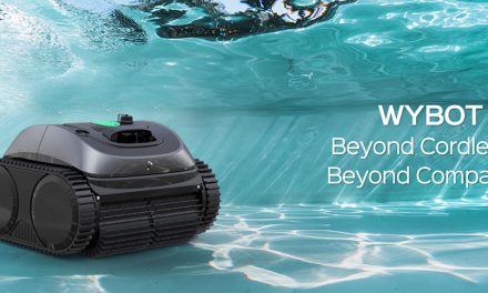 WYBOT C1 akkus medencetisztító robot okos útvonaltervezés és falmászás funkciók