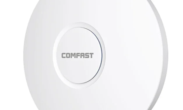COMFAST CF-E392AX WiFi 6 mennyezeti hozzáférési pont: AX3000 sebesség és PoE tápellátás