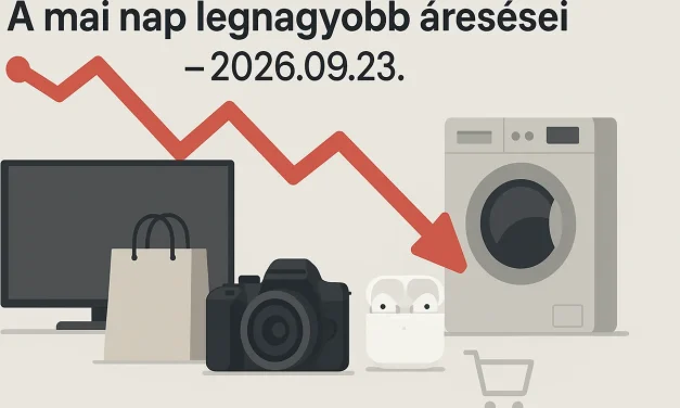 A mai nap legnagyobb áresései – 2026.09.23.