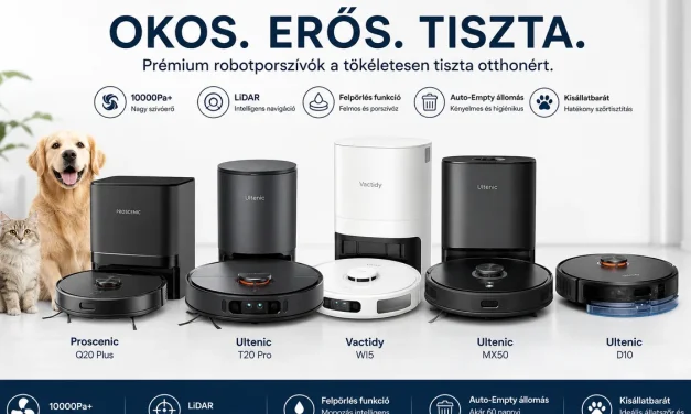 A legjobb robotporszívók 2026 ra 5 modell amit érdemes megfontolni