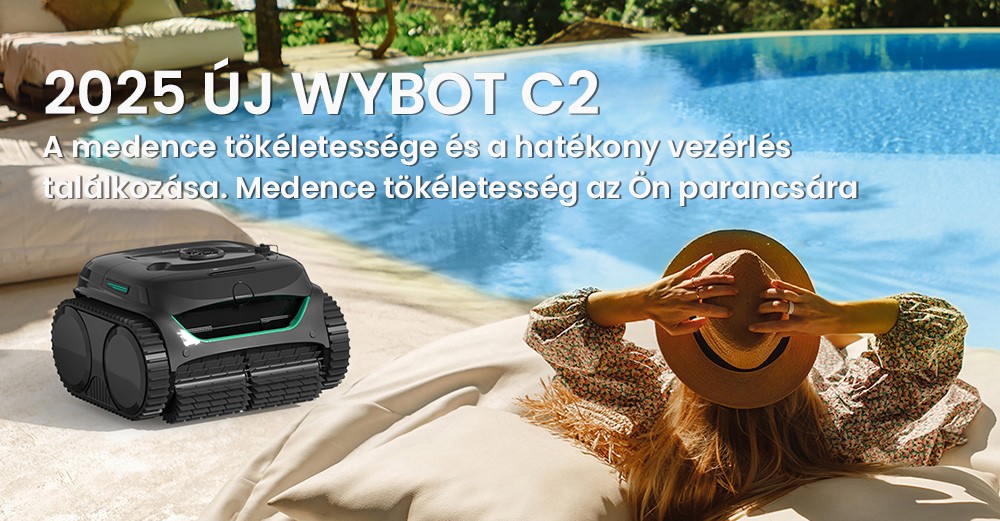 WYBOT C2 vezeték nélküli medence robotporszívó