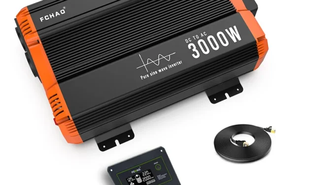 FCHAO DC AC inverter 3000W tiszta szinuszos teljesítmény olcsón bemutató