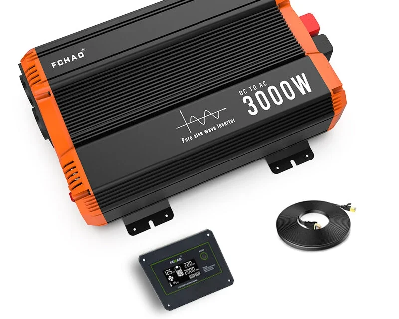 FCHAO DC AC inverter 3000W tiszta szinuszos teljesítmény olcsón bemutató