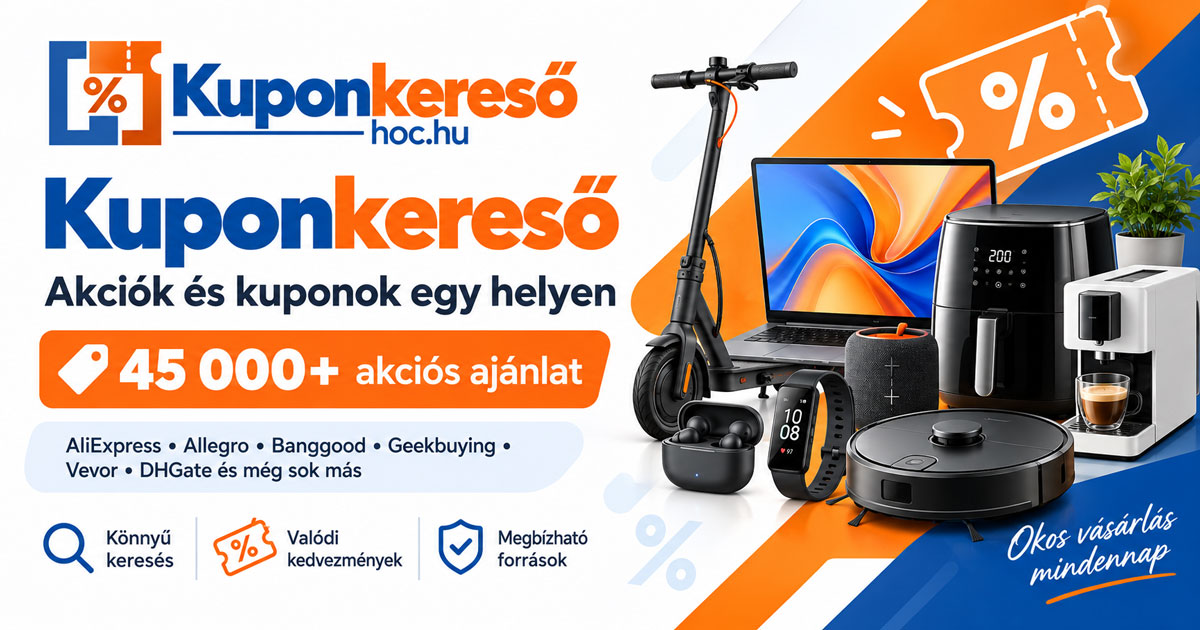 HOC Kuponkereső Magyarország legnagyobb kuponkeresője durva újításokkal érkezik