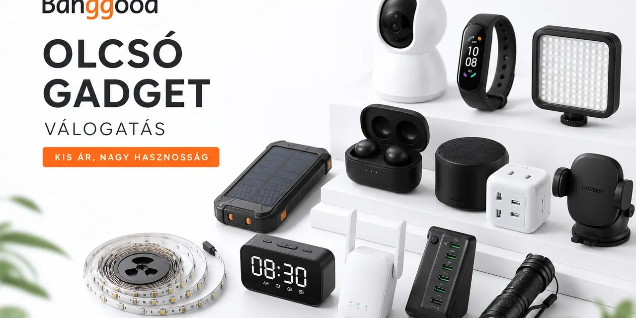 30+3 Banggood újdonság 10000 forintért vagy az alatt! – 2026.09.16. roviden
