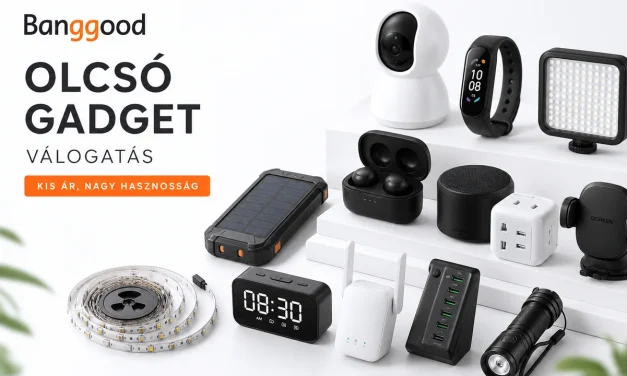 30+3 Banggood újdonság 10000 forintért vagy az alatt! – 2026.09.16. roviden