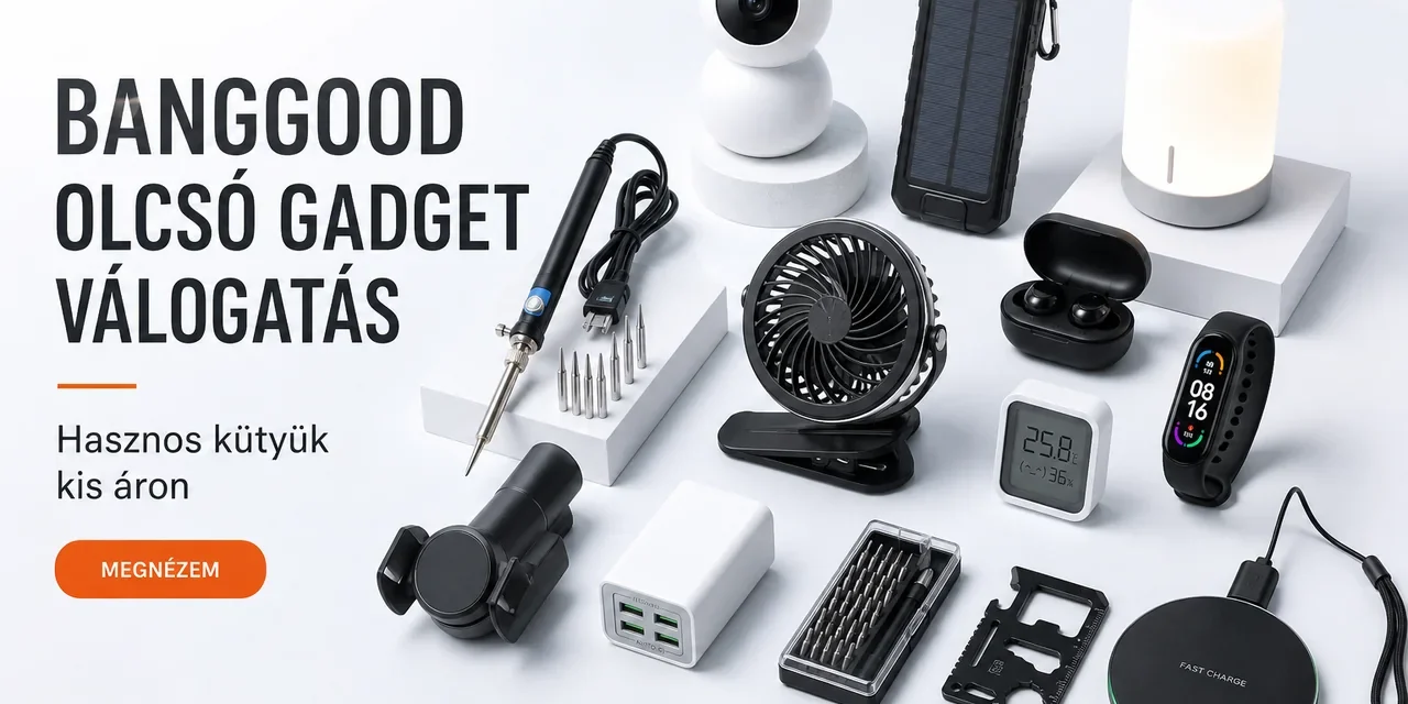 30+3 Banggood újdonság 10000 forintért vagy az alatt! – 2026.09.23.
