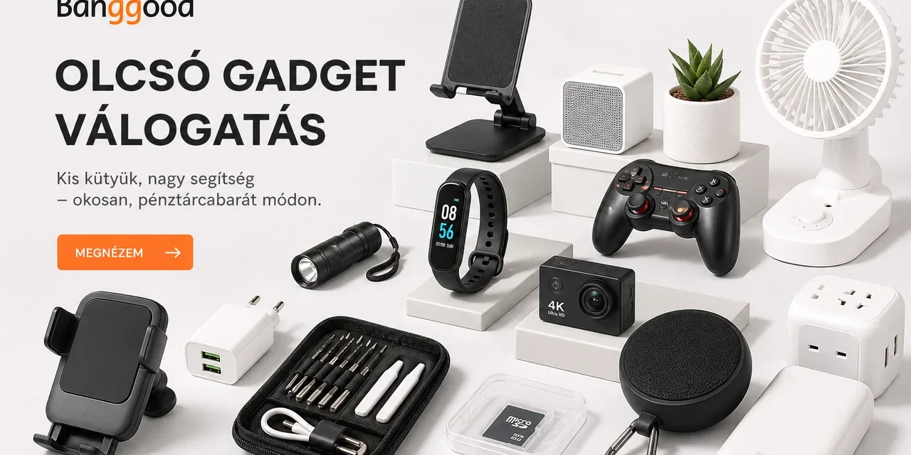 30+3 Banggood újdonság 10000 forintért vagy az alatt! – 2026.09.30.