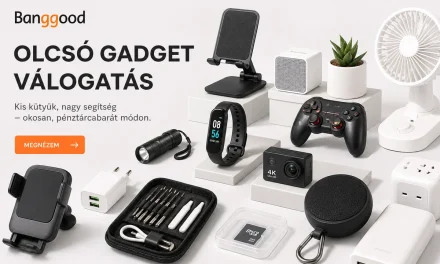 30+3 Banggood újdonság 10000 forintért vagy az alatt! – 2026.09.30.