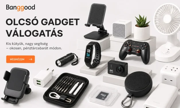 30+3 Banggood újdonság 10000 forintért vagy az alatt! – 2026.09.30.