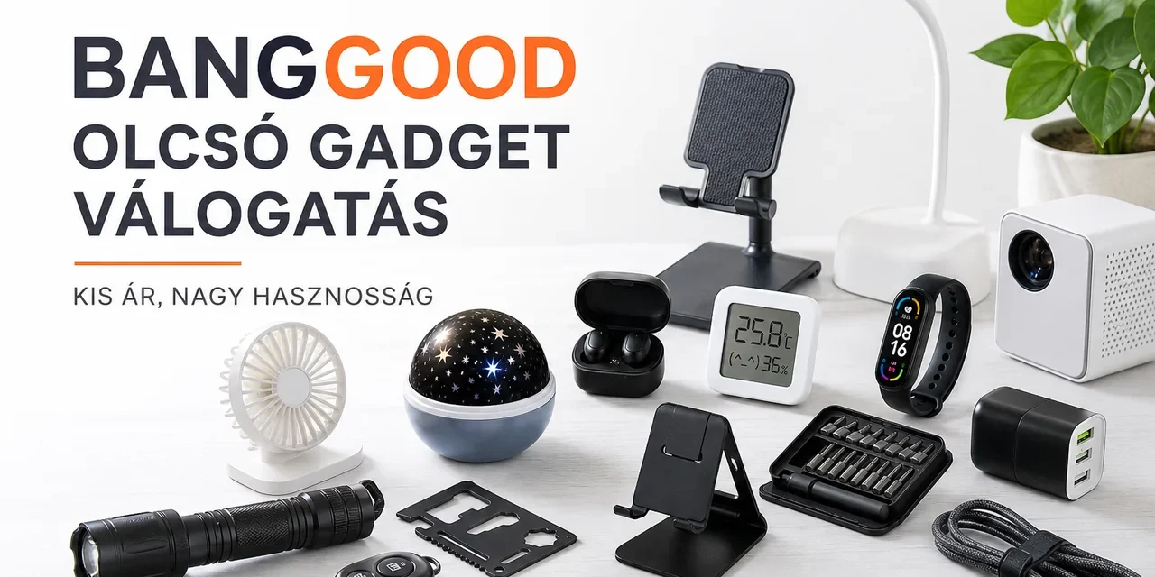30+3 Banggood újdonság 5000 forintért vagy az alatt! – 2026.09.18. ajánló