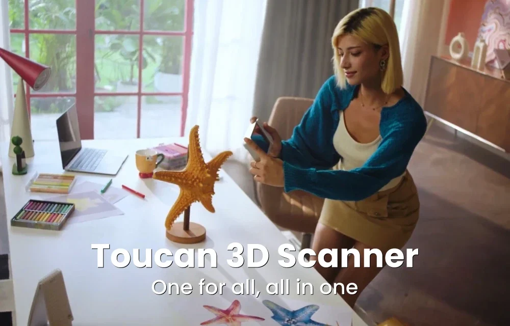 3DMakerpro Toucan Premium 3D szkenner: 0,03 mm pontosság és önálló működés – kinek való?