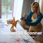 3DMakerpro Toucan Premium 3D szkenner: 0,03 mm pontosság és önálló működés – kinek való?