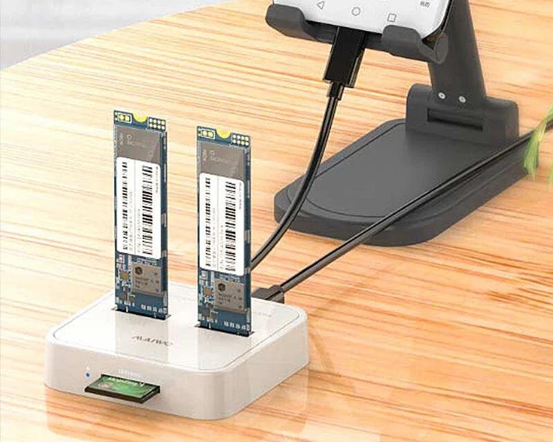 MAIWO K3016SD: 5 előny a gyors M.2 SSD és SD Express adatátvitelhez