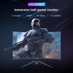 KTC H27S17 27 hüvelykes ívelt gamer monitor: QHD 180Hz a győzelemhez