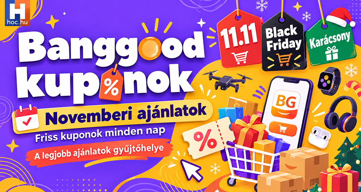Banggood kuponos ajánlatok – 2026.10.29. – több mint 10 termék