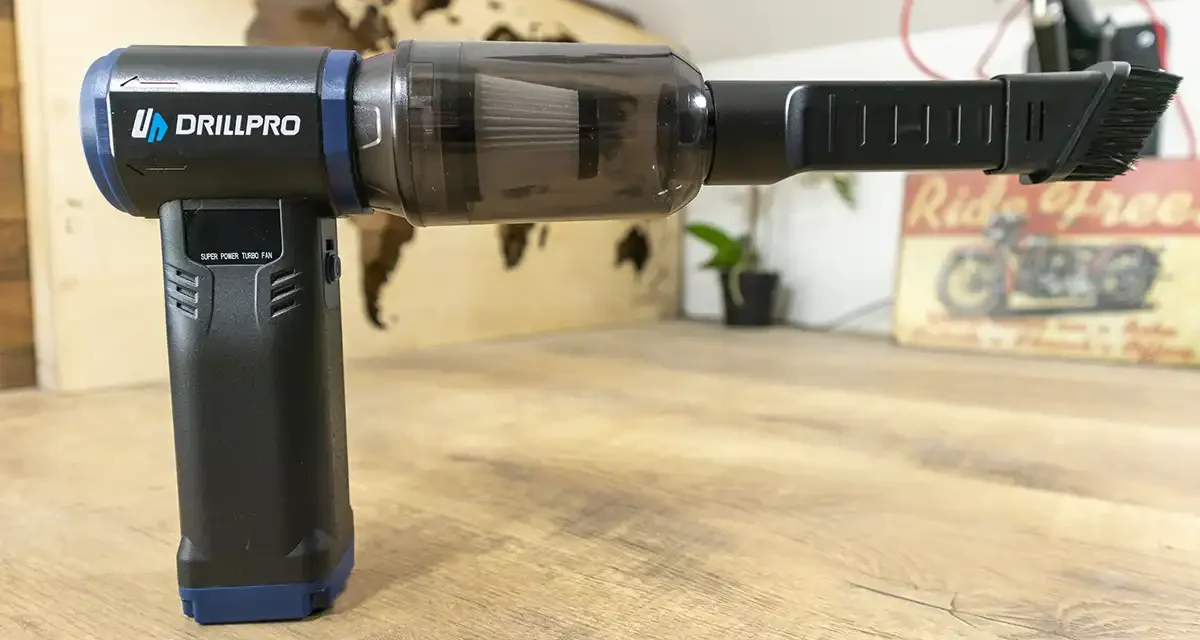 Kipróbáltuk: Drillpro G1 teszt – 90 000-es fordulat és még porszívó is van benne