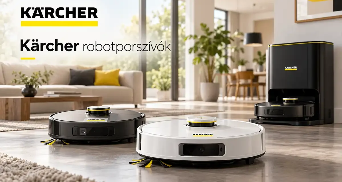 Kärcher robotporszívók brutális kedvezménnyel – akár 149 000 forintot is spórolhatsz!