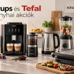 Krups és Tefal konyhai gépek akár 30 százalék kedvezménnyel – kávéfőzők, grillek és más hasznos eszközök akcióban!