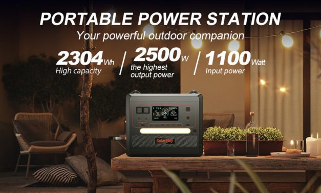 SolarPlay Q2402M hordozható erőmű: 2304 Wh, 2500 W, LiFePO4 akkumulátor