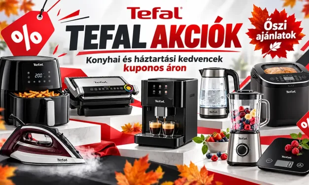 Tefal akciók brutális kedvezményekkel – most tényleg érdemes lecsapni a kiszemelt gépekre