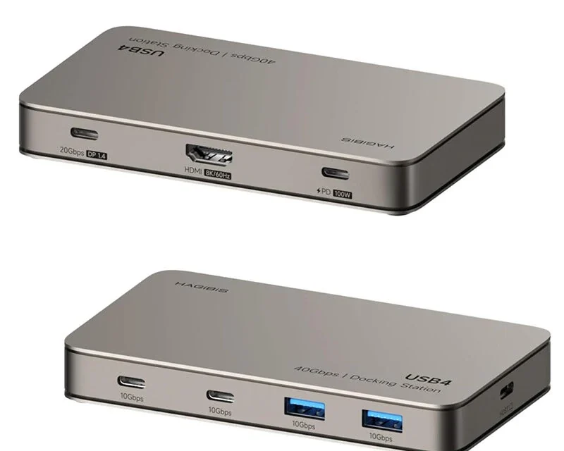Hagibis BD246A USB4 dokkoló állomás: elég a 40 Gbps sebesség?