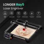 LONGER RAY5 5W lézergravírozó: 3,5 hüvelykes kijelző és offline gravírozás
