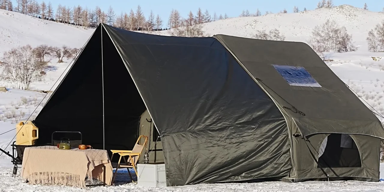Fő narancs színű felfújható sátor: mit tud a 74 158&nbsp;Ft-os EU raktáras modell?