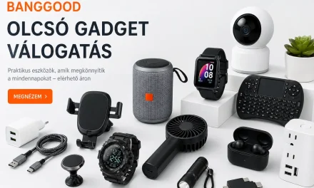 30+3 Banggood újdonság 10000 forintért vagy az alatt! – 2026.10.07.