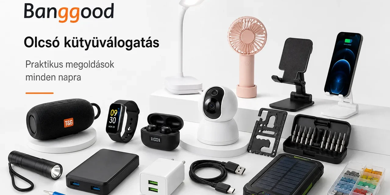 30+3 Banggood újdonság 10000 forintért vagy az alatt! – 2026.10.14.