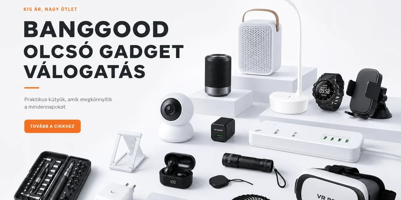 30+3 Banggood újdonság 5000 forintért vagy az alatt! – 2026.10.09.