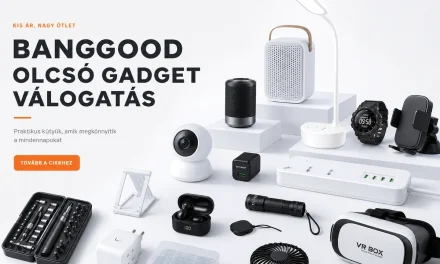 30+3 Banggood újdonság 5000 forintért vagy az alatt! – 2026.10.09.