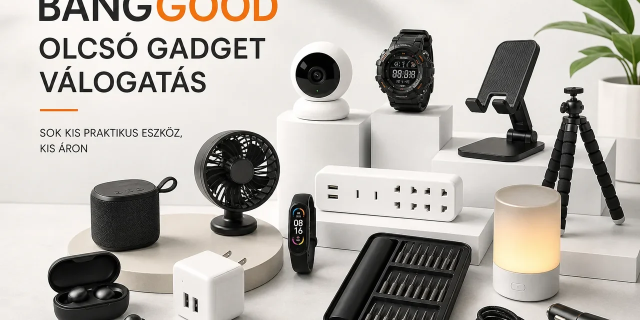 30+3 Banggood újdonság 5000 forintért vagy az alatt! – 2026.10.16.