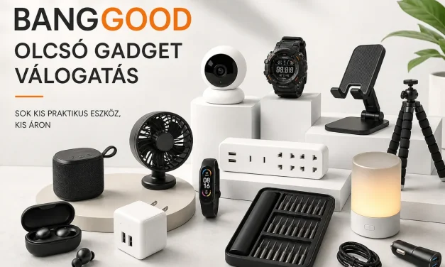 30+3 Banggood újdonság 5000 forintért vagy az alatt! – 2026.10.16.